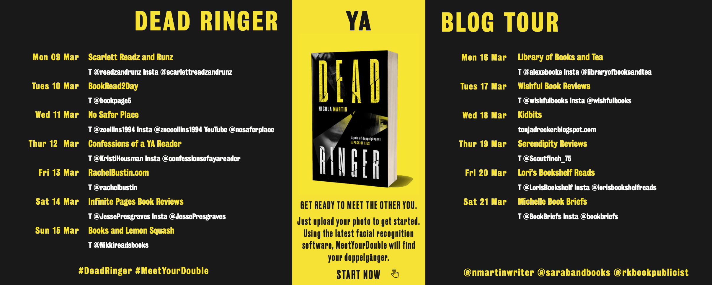 dead ringer blog tour