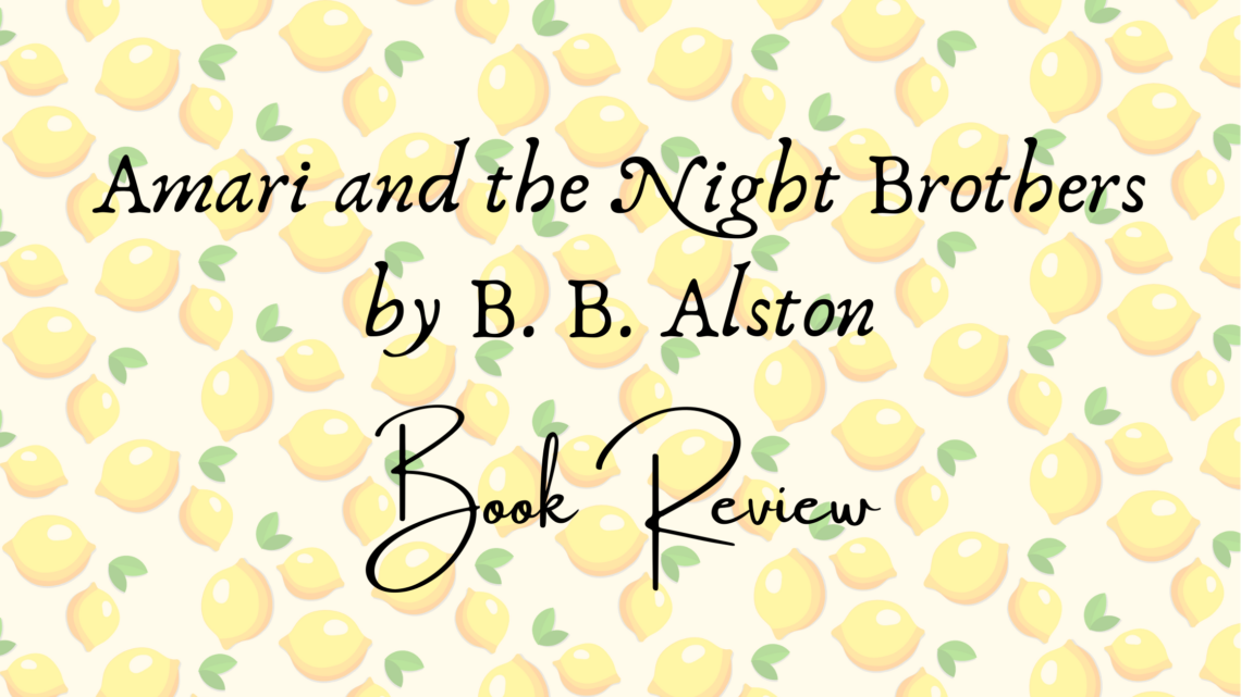 Amari and the Night Brothers book review header