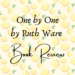 one by one book review header