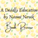 a deadly education book review header