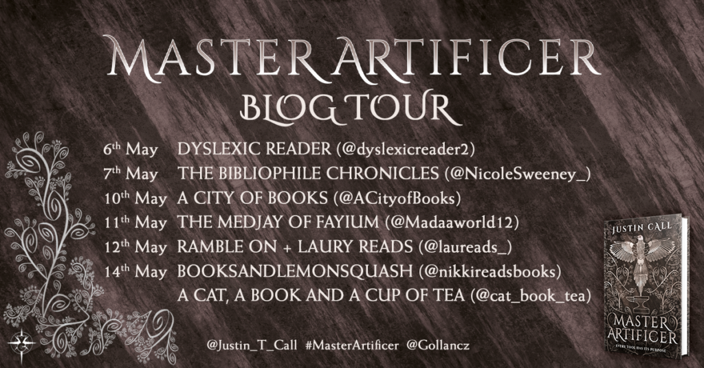 master artificer blog tour graphic