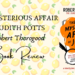 the mysterious affair of Judith Potts book review header